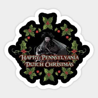 Happy Pennsylvania Dutch Christmas Sticker